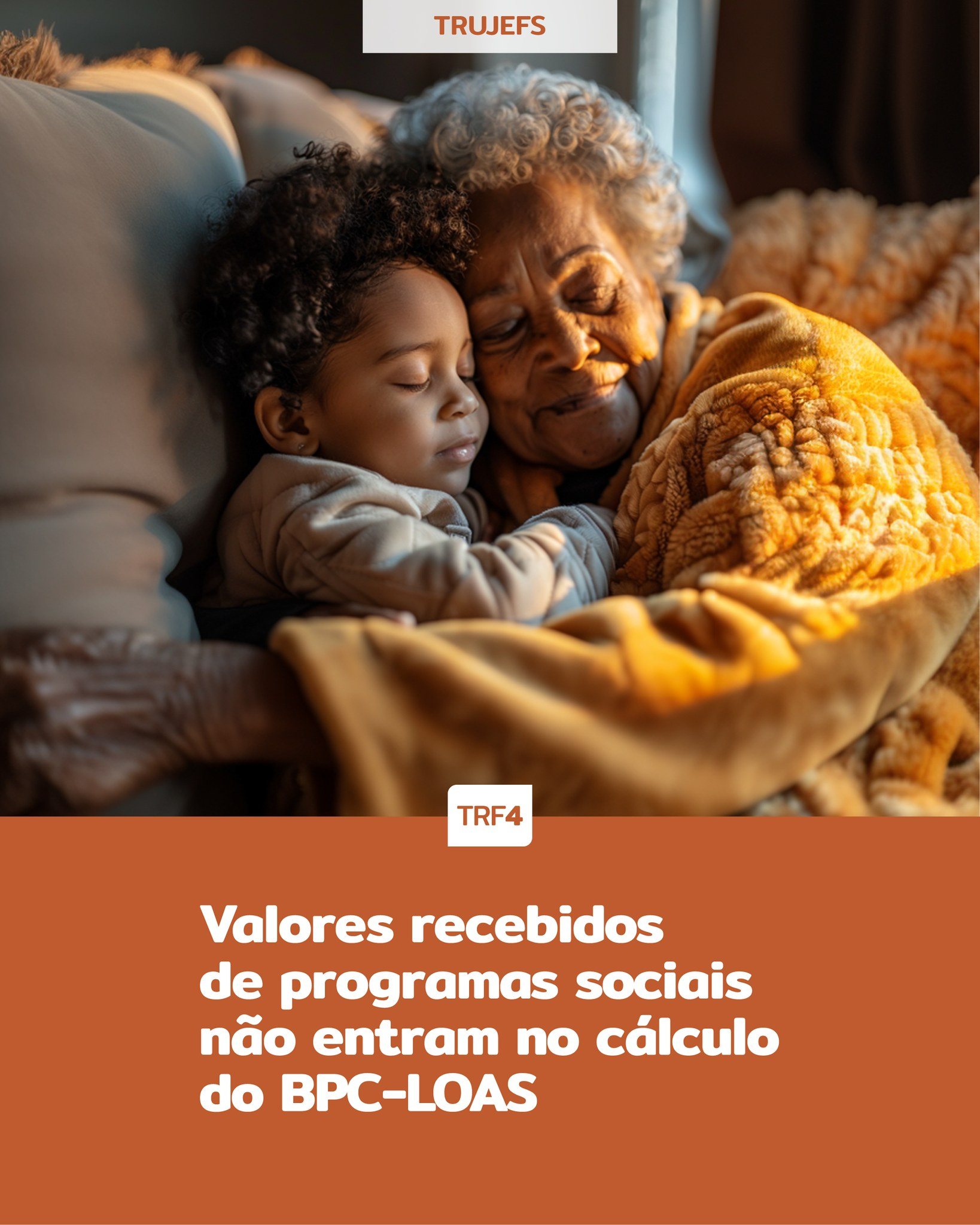 Valores recebidos de programas sociais, não se incluem no cálculo da renda familiar per capita para fins de benefício assistencial de prestação continuada - Lei 8.742/93.